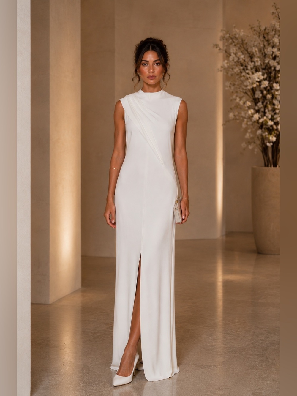 Safiyaa Gown Avant Garde Quiet Luxury Old Money Chic Gala Wedding Formal